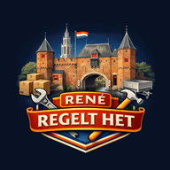 René Regelt Het logo